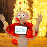 X'mas party reception robots!